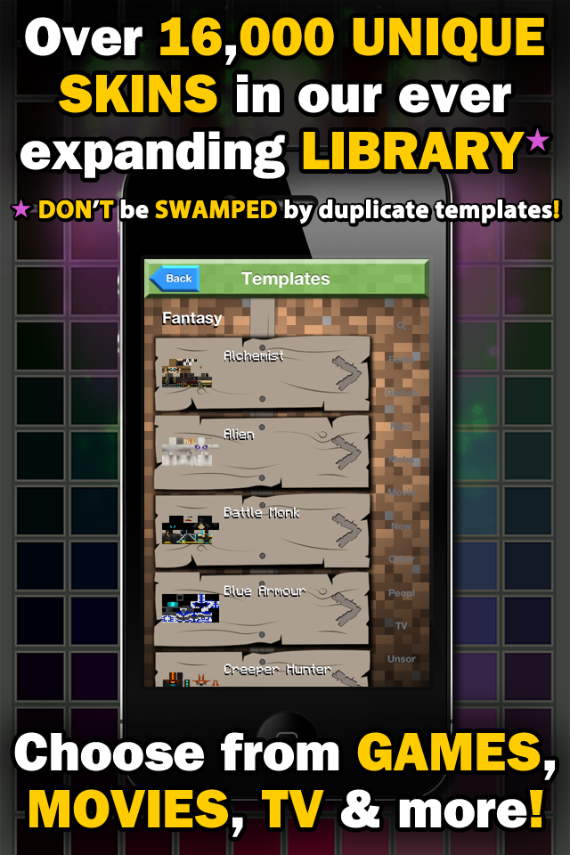 Skin Creator for Minecraft iPhone Skin Creator for Minecraft iPhone